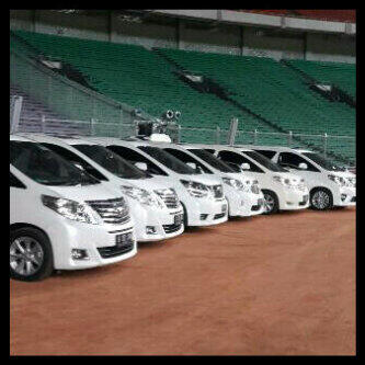 SEWA / RENTAL Alphard vellfire White Wedding car termurah di jakarta