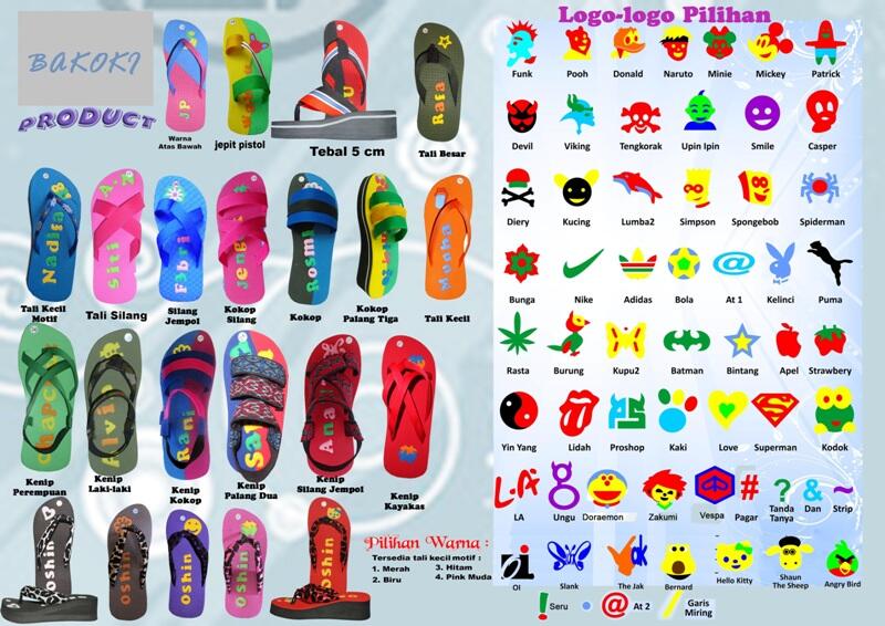.::★::. Create Your Own Sandals .::★::. Bikin sandal sesukamu &#91;Reseller/Dropshipper&#93;