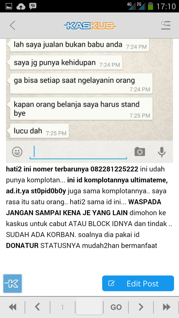 SURAT LAYANGAN UNTUK MODERATOR KASKUS..