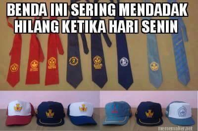 Benda Ini sering Hilang dan Dcari wktu hri senin