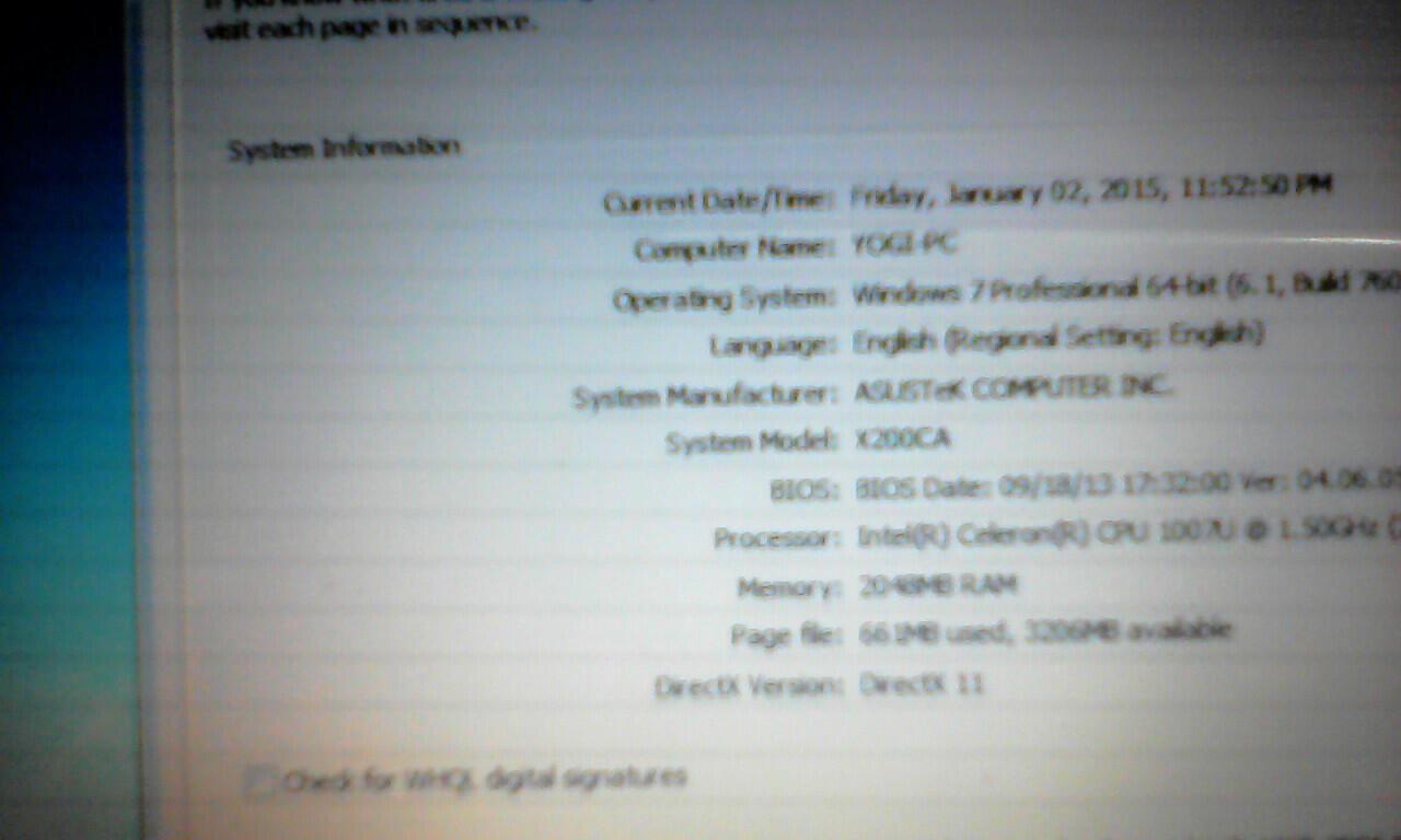 Asus Vivobook X200ca