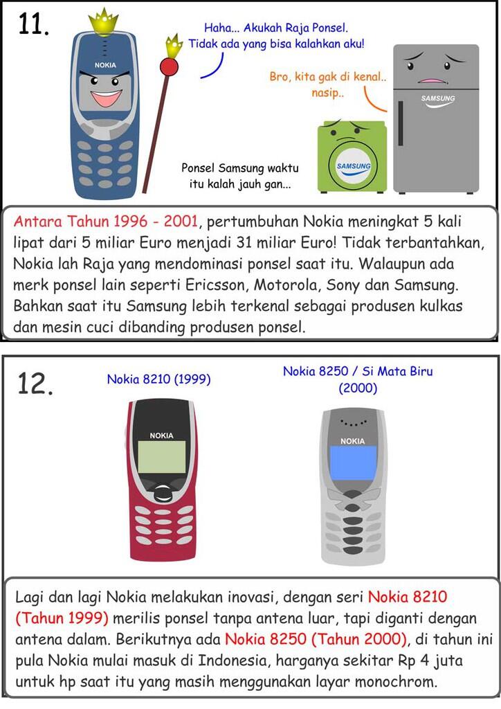 &#91;Komik&#93; The Story of Nokia, Raja yang Kehilangan Takhta