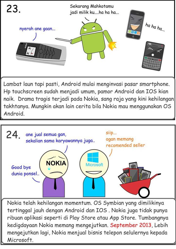 &#91;Komik&#93; The Story of Nokia, Raja yang Kehilangan Takhta