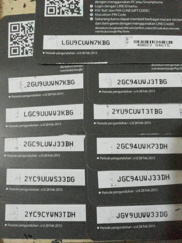Code coupon line get rich kaskus