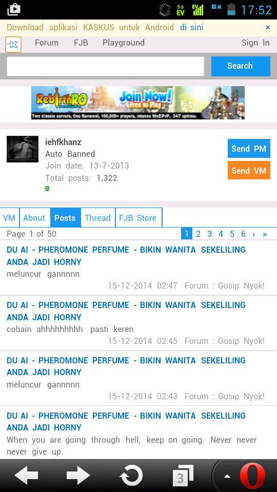 AKUN ANE DI HACK TUKANG PARPUM GAN!!!