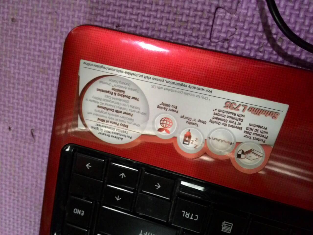 Toshiba L735 ci3 apa adanya murmer gans. cekidot...