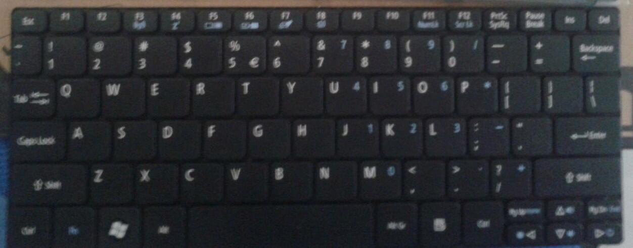 Keyboard Netbook Acer D270 Ori Copotan