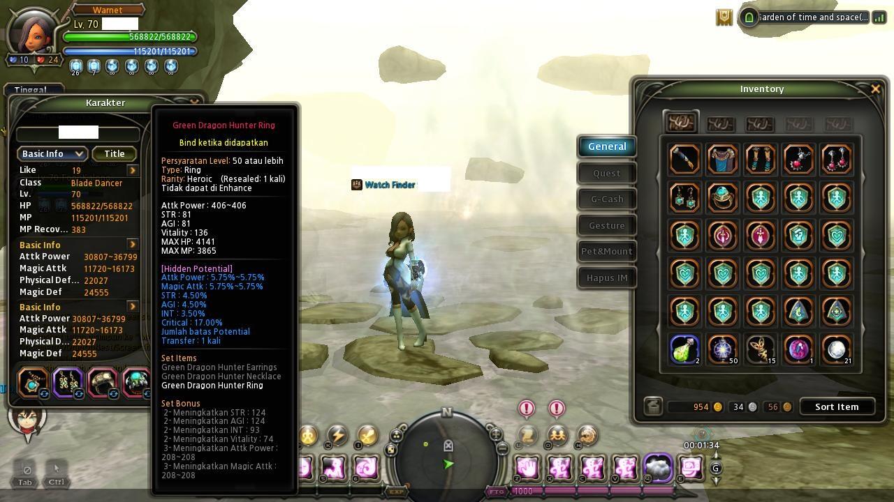 Char Dragon Nest Althea Blade Dancer 70