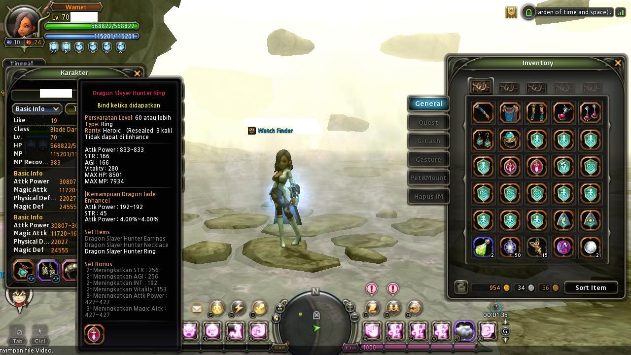 Char Dragon Nest Althea Blade Dancer 70