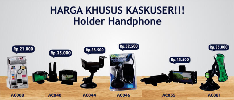 universal car dan bike holder handphone, BB, tablet, ipad, GPS untuk mobil & sepeda