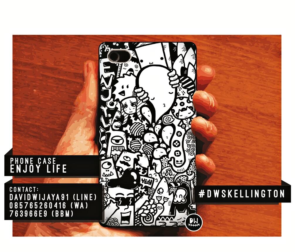 Terjual Doodle Art Phone Case Casing HP Hardcase Softcase