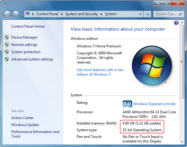 Windows ternyata tidak jujur membaca kapasitas RAM