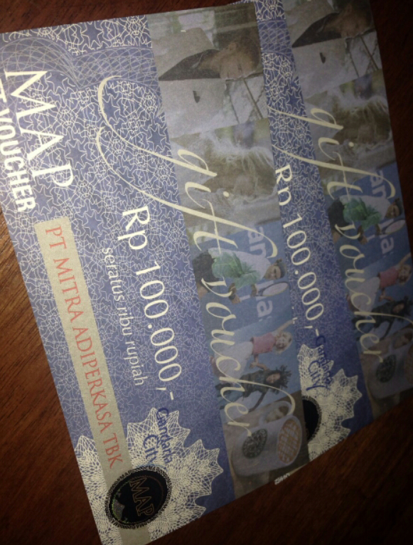 VOUCHER MAP, DISKON, GANDARIA CITY, Mitra Adi Perkasa