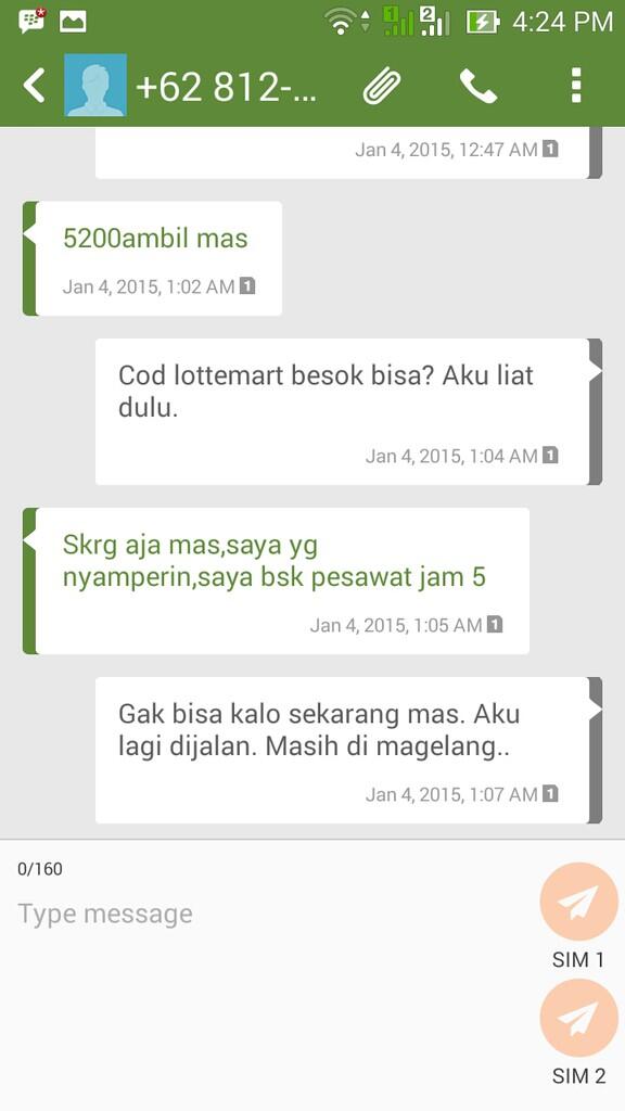 Waspada Penipuan Saat COD &#91;Donny Hariawan / Donnie Troy&#93; Mobile / SMS Bangking