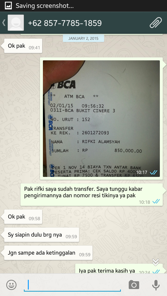 Penipu Berkedok Jualan Box Bayi.