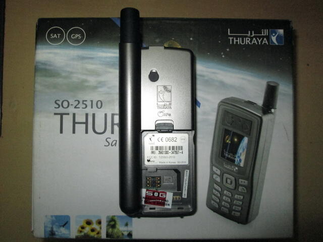 hape satelit, THURAYA SO-2510 seken, mulus, fullset
