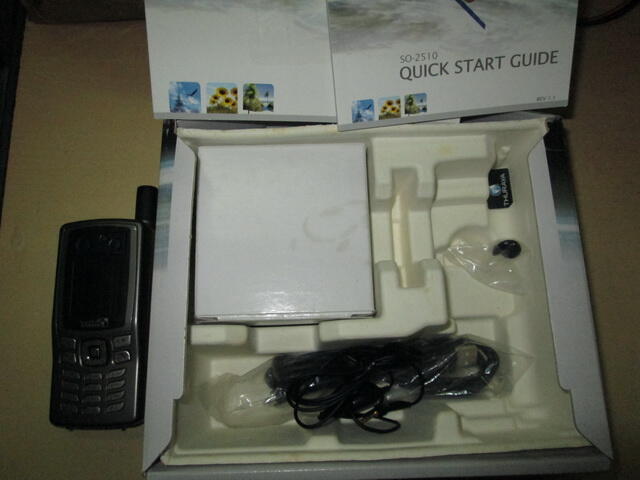 hape satelit, THURAYA SO-2510 seken, mulus, fullset