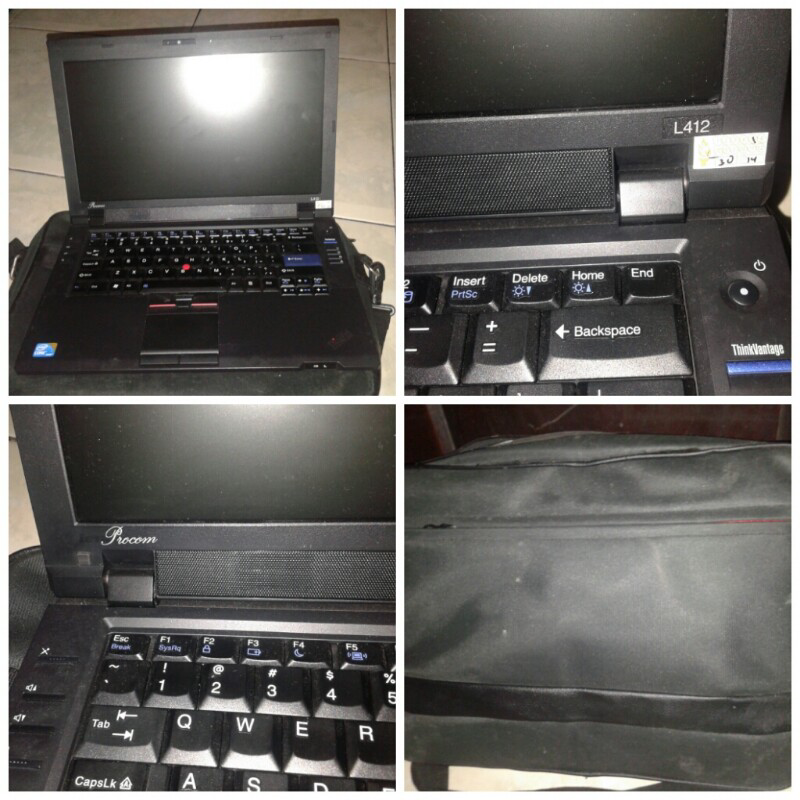 laptop lenovo procon thinkpad l412 garansj panjang