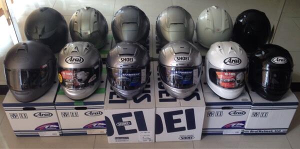 arai n shoei polosan