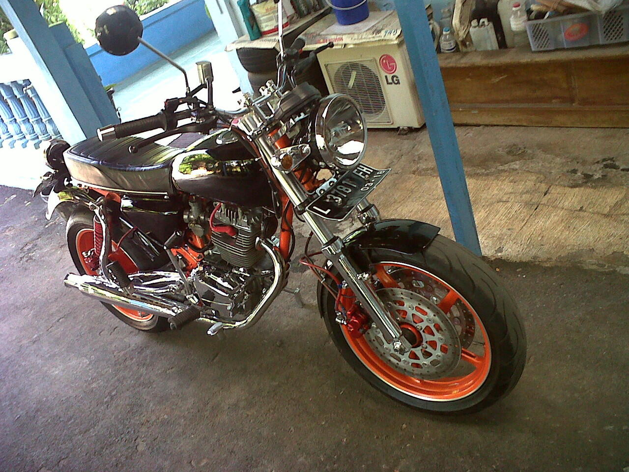 Cari Honda Gl 1994 Modif Cb Full Crome KASKUS