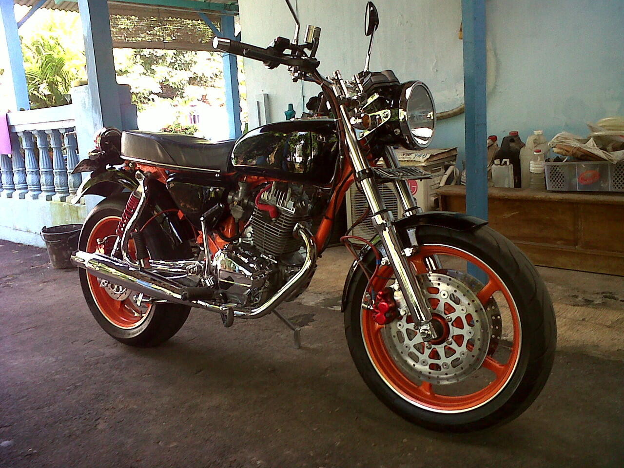 Cari Honda Gl 1994 Modif Cb Full Crome KASKUS