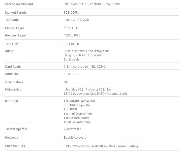 ASUS ZenBook UX303LN-R4259H, Brown