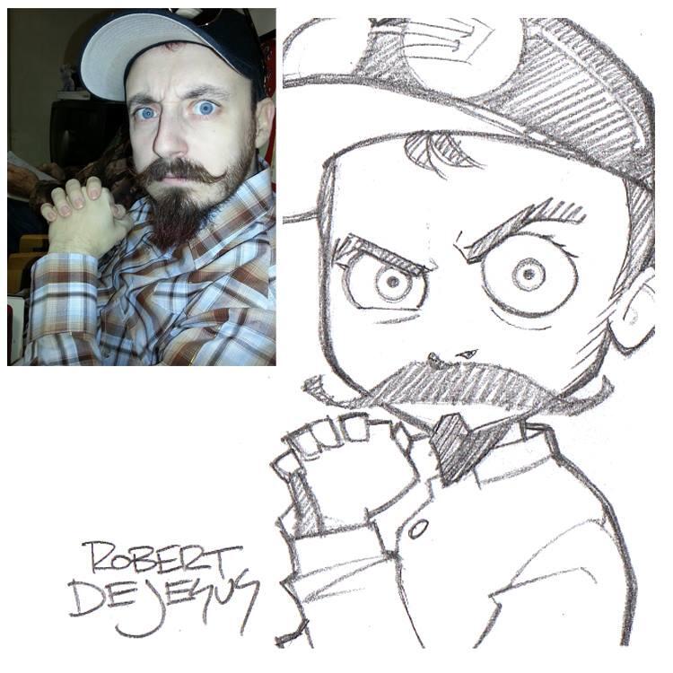 Seni Keren foto asli dijadikan Kartun ( Imut Detected )