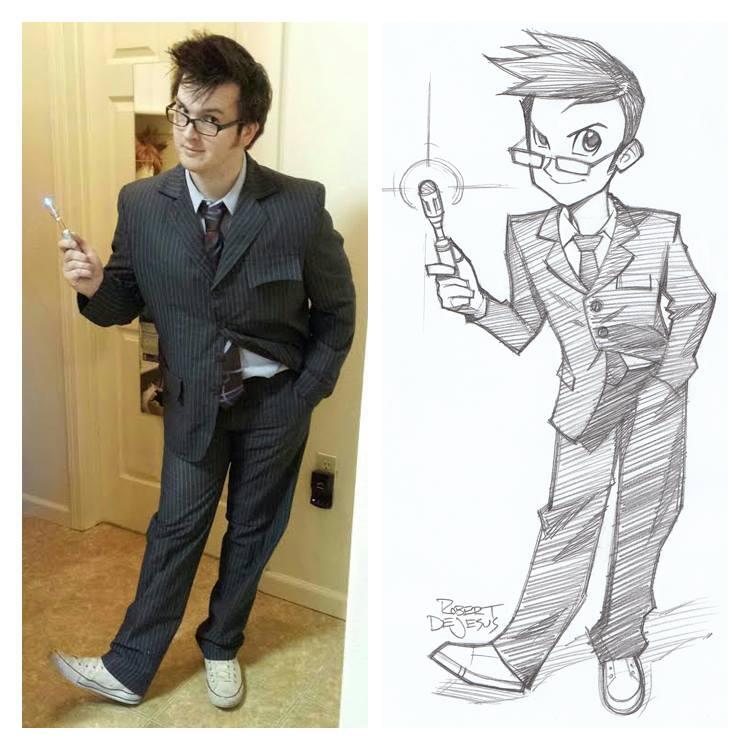 Seni Keren foto asli dijadikan Kartun ( Imut Detected )