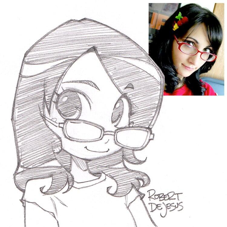 Seni Keren foto asli dijadikan Kartun ( Imut Detected )