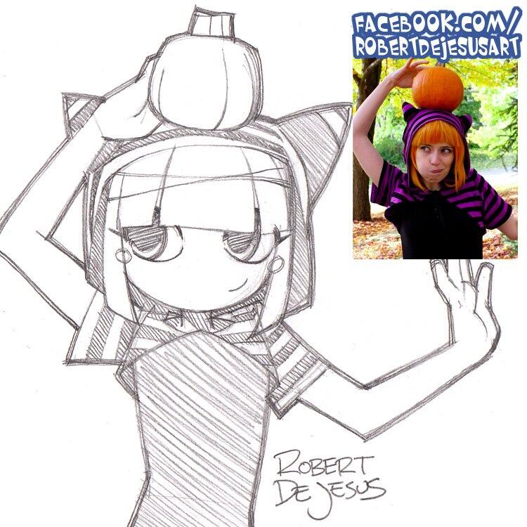 Seni Keren foto asli dijadikan Kartun ( Imut Detected )