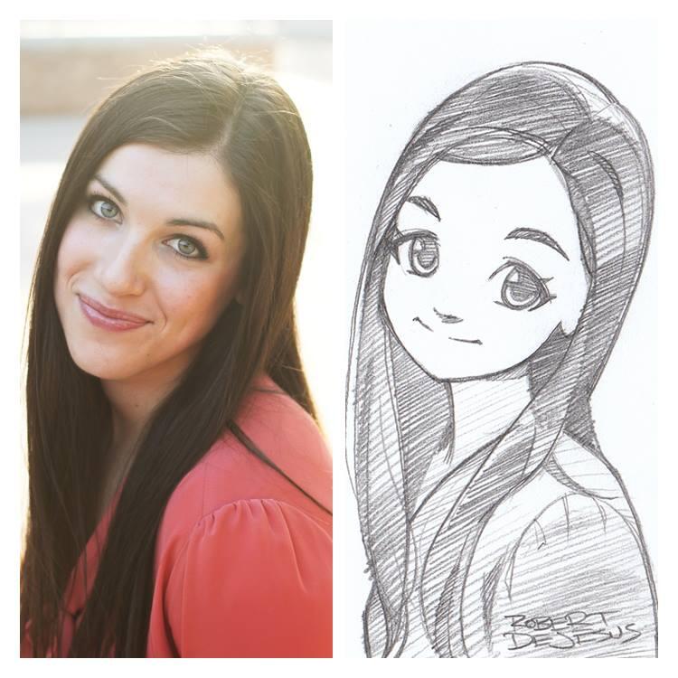 Seni Keren foto asli dijadikan Kartun ( Imut Detected )