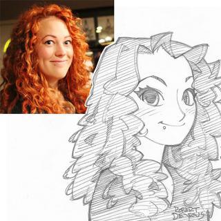 Seni Keren foto asli dijadikan Kartun ( Imut Detected )