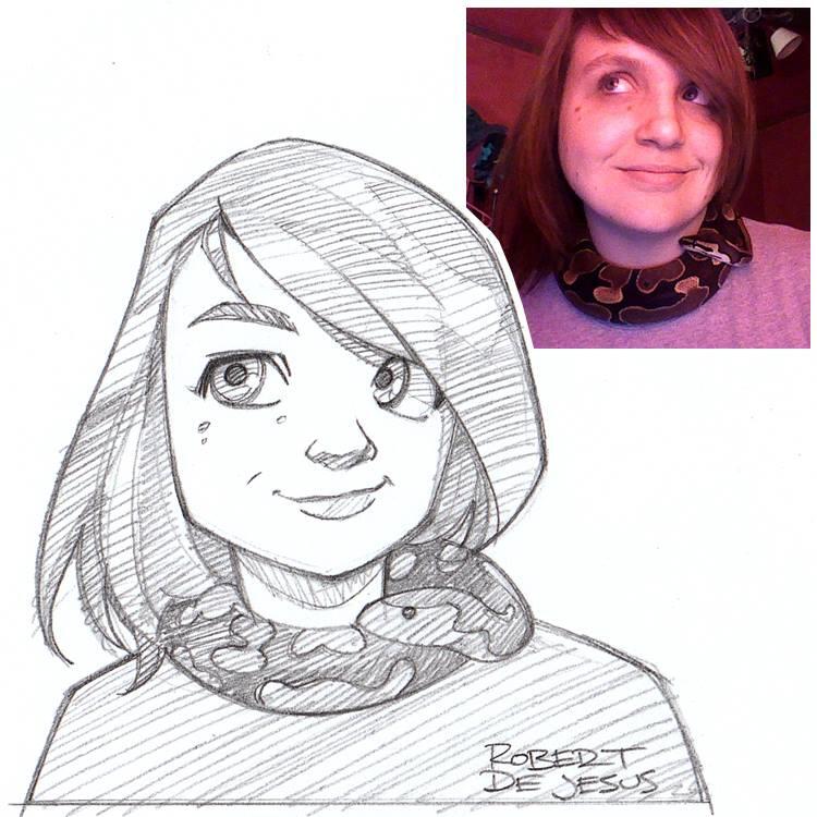 Seni Keren foto asli dijadikan Kartun ( Imut Detected )