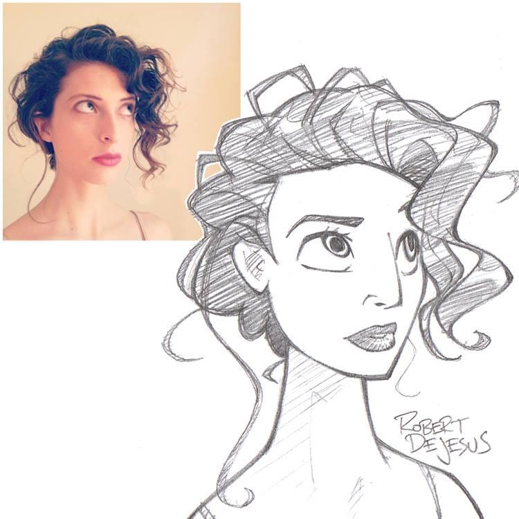 Seni Keren foto asli dijadikan Kartun ( Imut Detected )