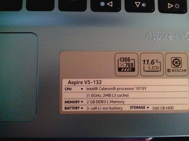 ACER ASPIRE V5-135 Fullset Mulus Garansi Resmi