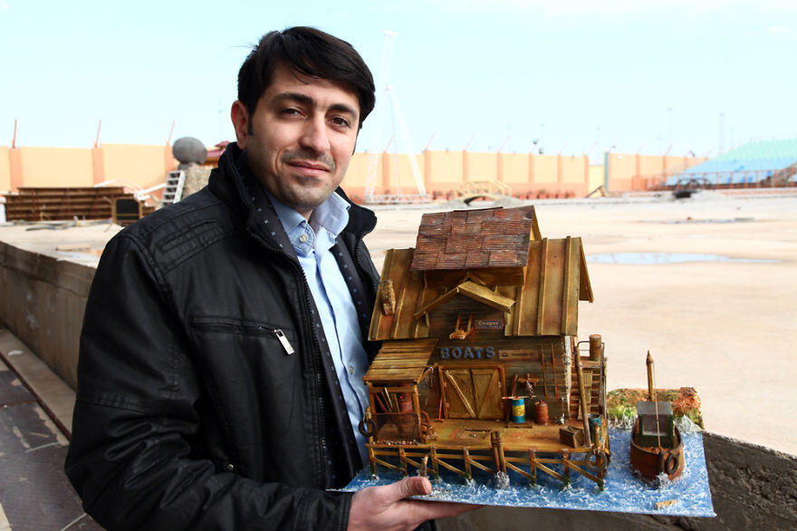 Miniatur ini dibuat se-realistis aslinya 