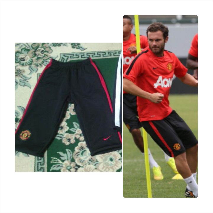 READY STOCK CELANA 3/4 MAN UTD DAN JUVENTUS,MANTAPP GAN