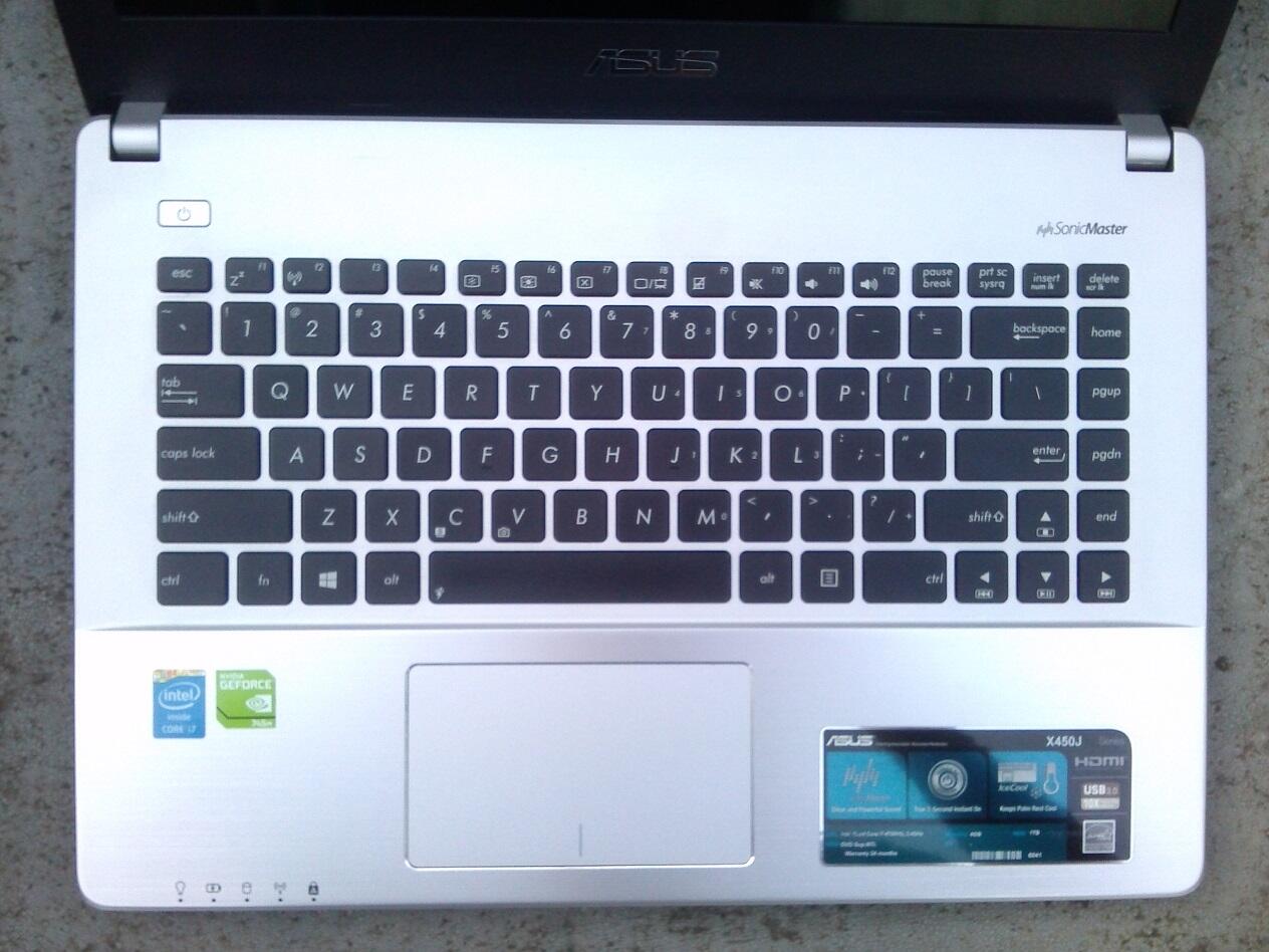 ASUS X450J CORE i7 - HASWELL VGA NVIDIA GT745 MULUSS 98%