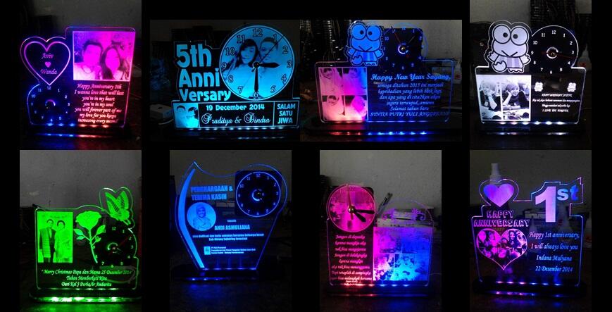 Souvenir, HadiahUlang Tahun, Bingkisan, Lampu Hias, Lampu Tidur, Foto Hias