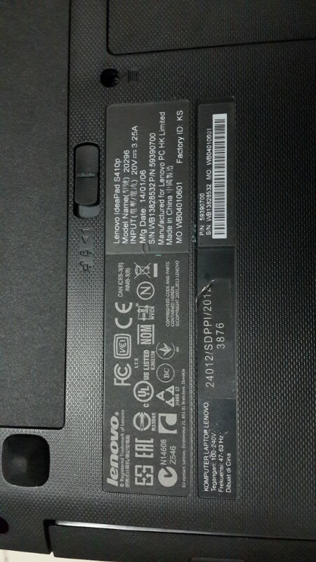 Jual Lenovo Ideapad S410p i5 90% Jual Cepat