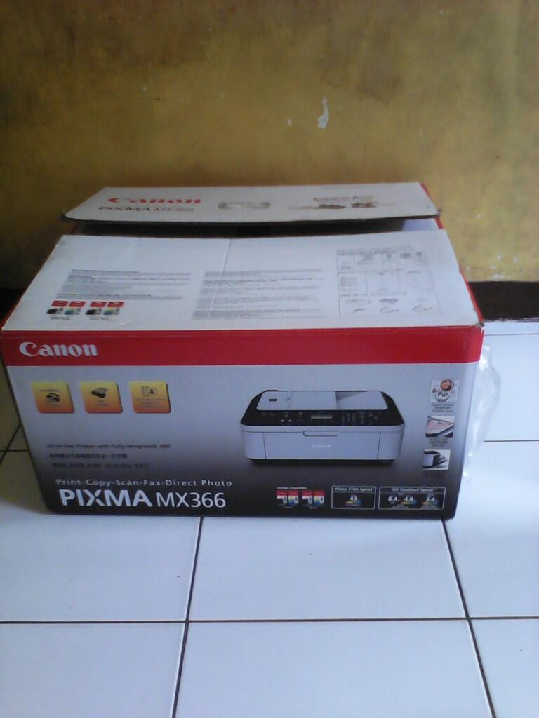 JUAL PRINTER - COPY - FAX - SCAN - DIRECT PHOTO CANON PIXMA MX 366 100% MULUS ABIZZZ
