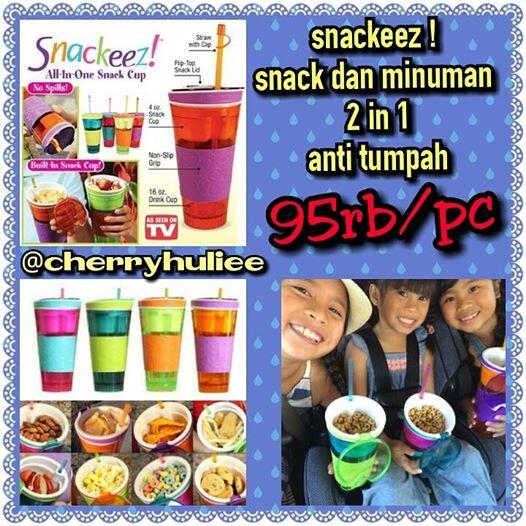 ::: SNACKEEZ ASS SEEN TV - SNACK DAN MINUMAN 2 IN 1 - ANTI TUMPAH :::