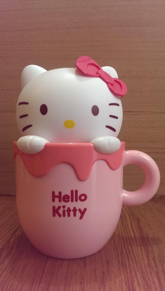 Lampu Cangkir Hello Kitty !! BISA DI CAS ULANG, MASUK YUK...