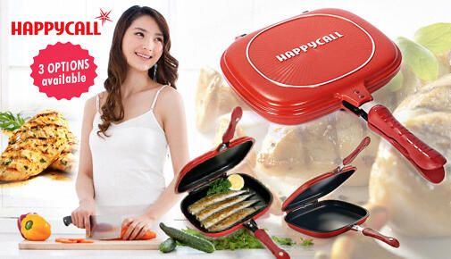 Happy Call Double Pan Alat Masak Anti Lengket Happycall Korea