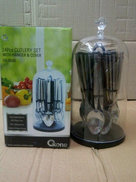 Oxone OX-9000 Sendok Garpu Set Stainless Stell 24 Pcs