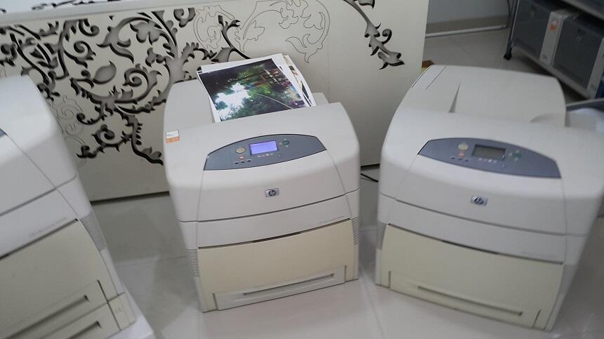 Printer Color A3 Hp Laserjet 5550dtn Bergaransi