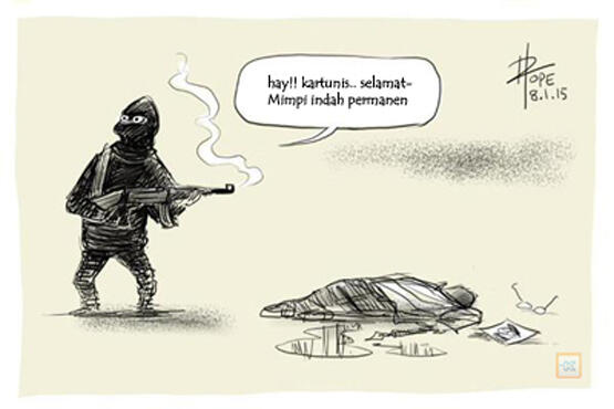 Pemimpin Redaksi Charlie Hebdo Tewas dalam Aksi Penembakan di Prancis