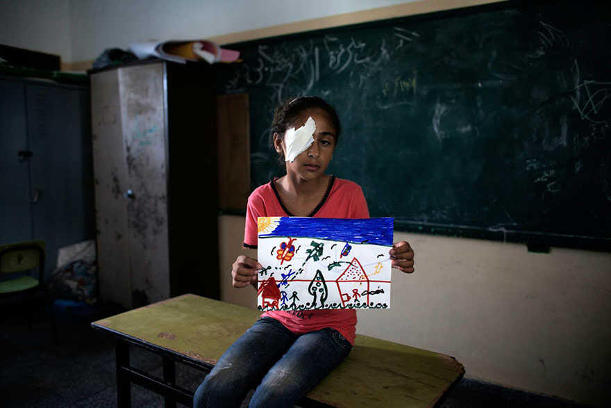 Inilah Gambar Anak-anak Gaza Tentang Masa Depan Kota Mereka