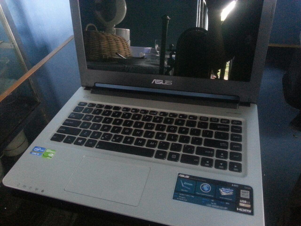 laptop gaming slim asus a46cb i5 vga 2gb 740m ram corsair vengeance 8gb depok