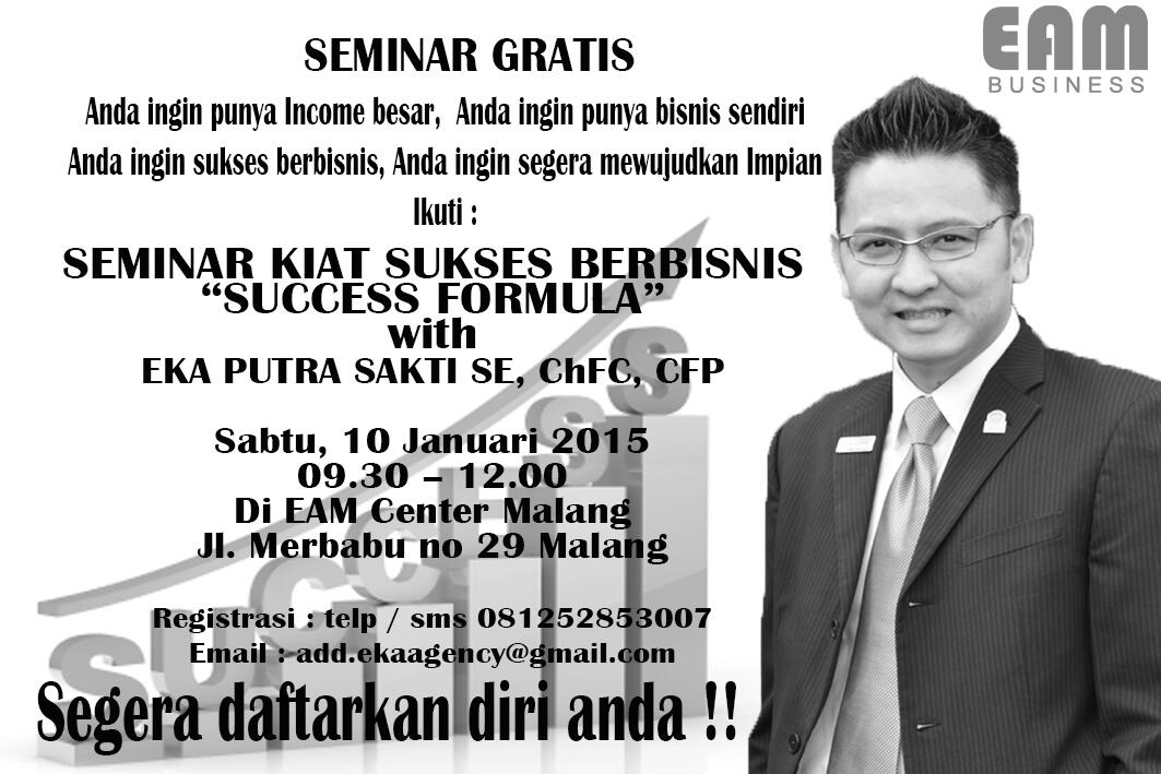 Seminar Success Formula Malang